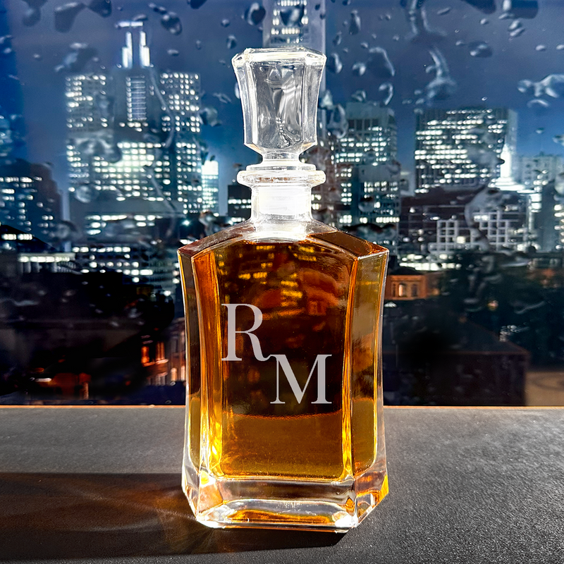 Personalized Decanter - Glass Whiskey Decanter
