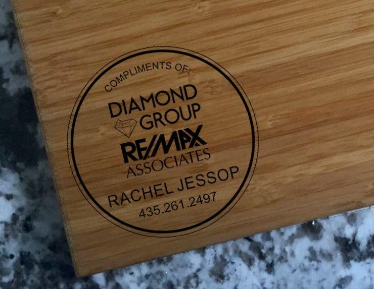 Re/Max Diamond Group Personalized Beautiful Large Bamboo Boards