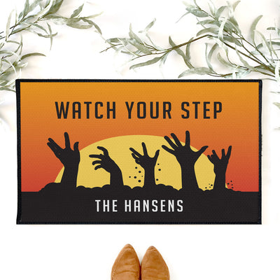 Personalized Halloween Home Doormat