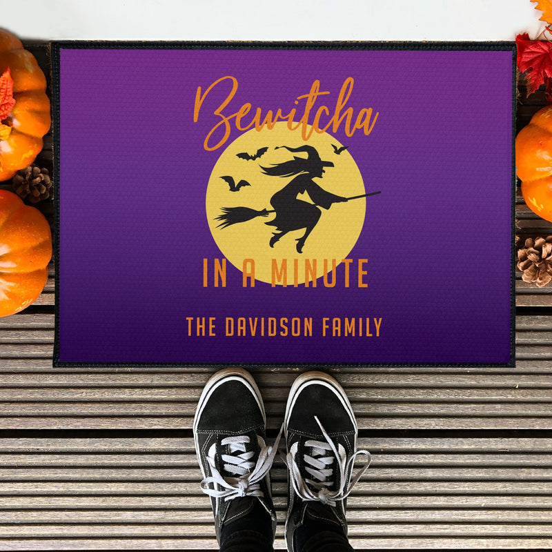 Personalized Halloween Home Doormat