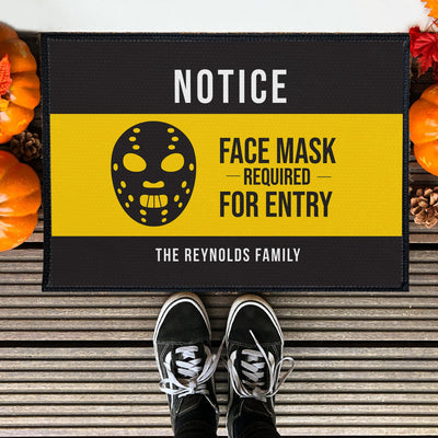 Personalized Halloween Home Doormat
