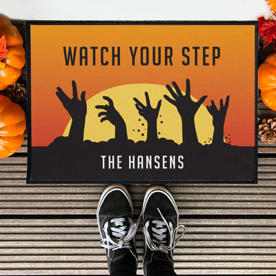 Personalized Halloween Home Doormat