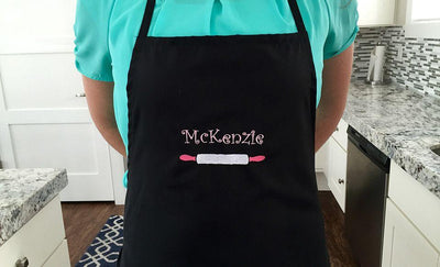 Personalized Embroidered Aprons