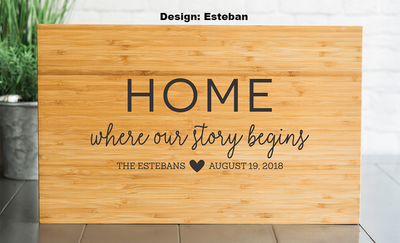 South Pacific - Personalized Beautiful 11x17 Bamboo Boards