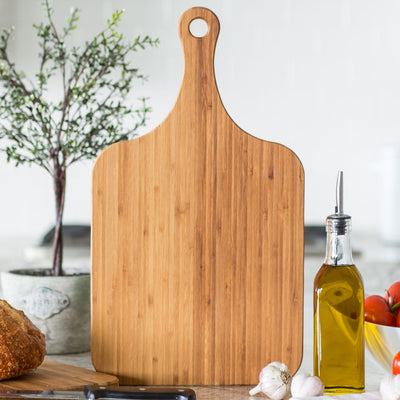 Personalized Mother's Day Handled Bamboo Serving Boards