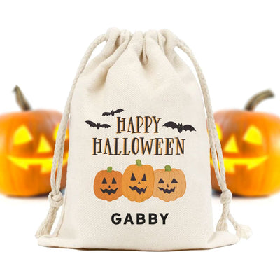 Personalized Halloween Favor Bags