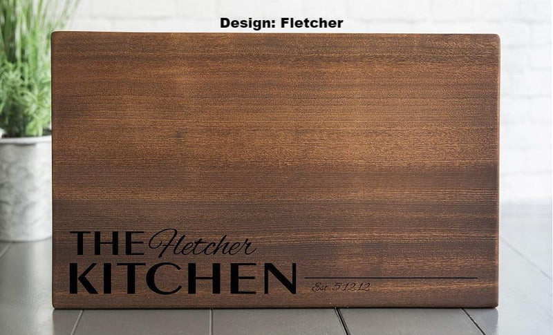 South Pacific - Personalized Beautiful 11x17 Mahogany Boards