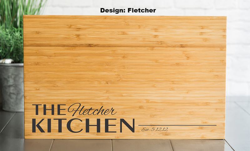 South Pacific - Personalized Beautiful 11x17 Bamboo Boards