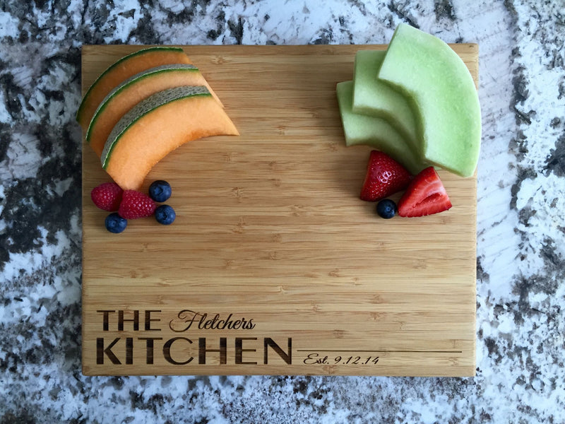 Academy Mortgage Personalized Cutting Board 11x13 Bamboo - Free Ship