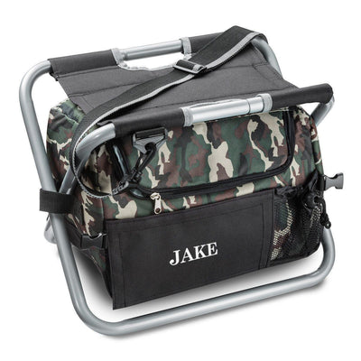 Personalized Cooler Chair - Camo - Sit N' Sip - - JDS
