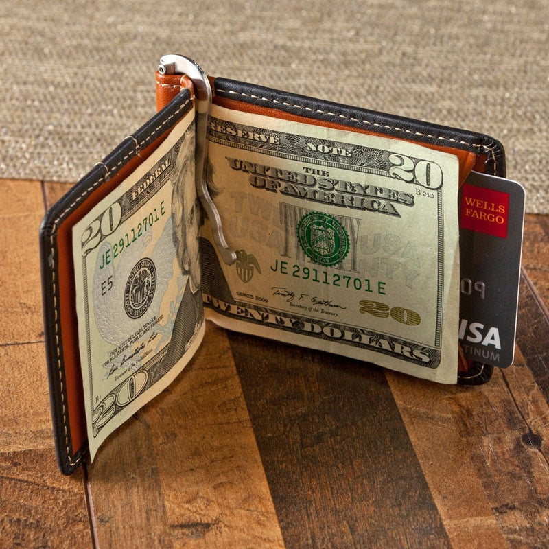 Personalized Wallets - Leather - Two Toned - - JDS