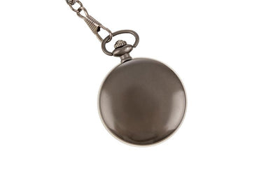 Personalized "Gears" Gunmetal Pocket Watch