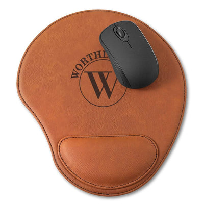 Personalized Rawhide Mouse Pad - - JDS
