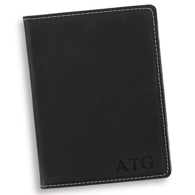 Personalized Black Passport Holder - Blind - JDS