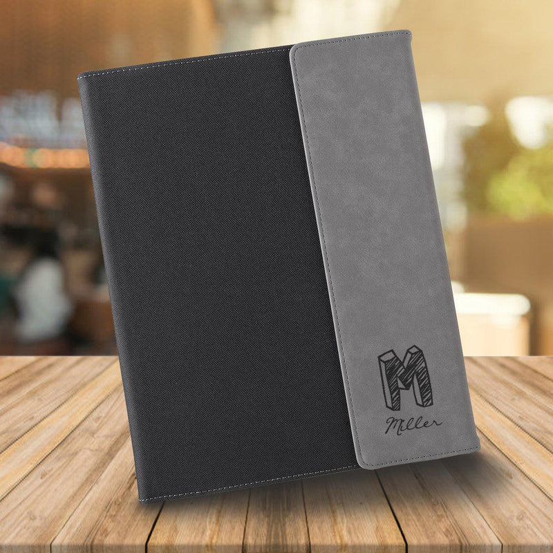 Personalized Portfolio - Black - Canvas - - JDS