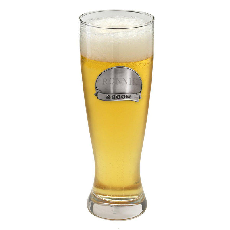 Personalized Grand Pilsner w/Pewter Medallion - - JDS