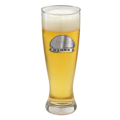 Personalized Grand Pilsner w/Pewter Medallion - Usher - JDS