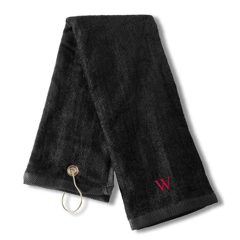 Personalized Golf Towel - Black - JDS