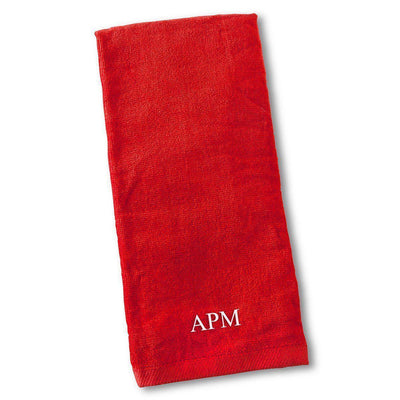 Personalized Golf Towel - Red - JDS