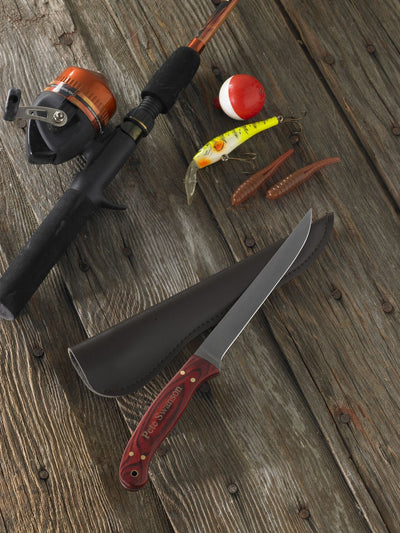Personalized Filet Knife - Wood Handle - - JDS