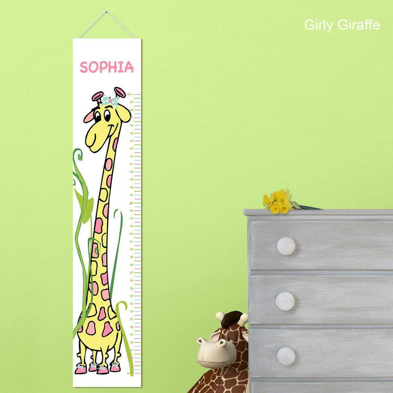 Personalized Growth Charts For Kids - Animal Collection
