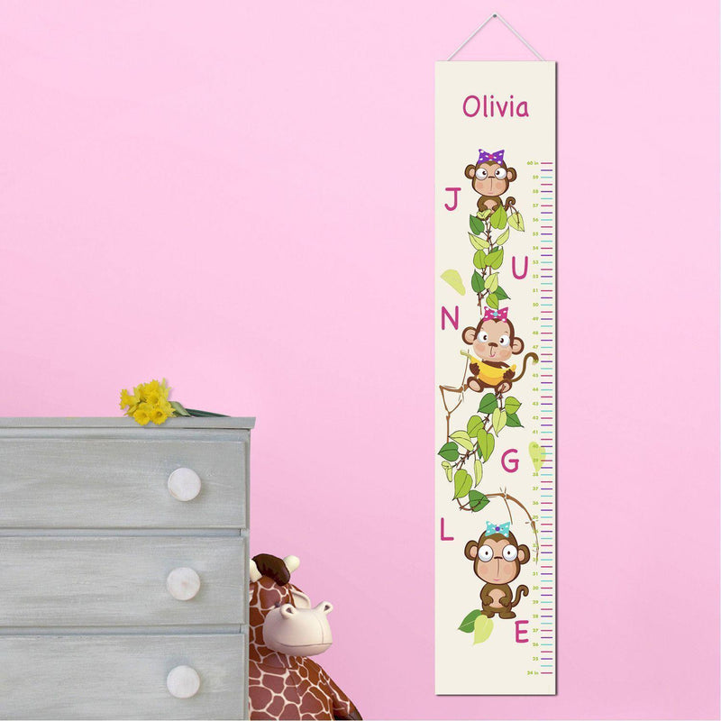 Personalized Growth Charts For Kids - Animal Collection