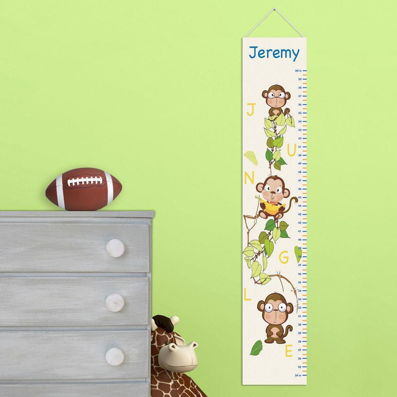 Personalized Growth Charts For Kids - Animal Collection