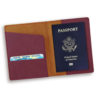 Personalized Rose Passport Holder - - JDS