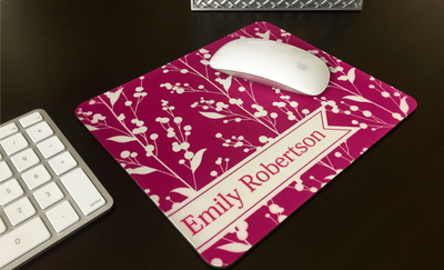 Personalized Mouse Pads - Berries Design - Qualtry