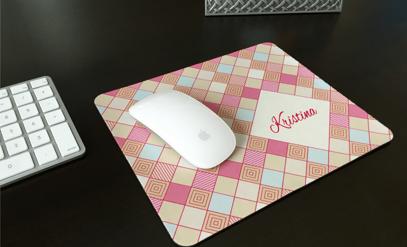 Corporate | Personalized Mouse Pads - Checkerboard Design