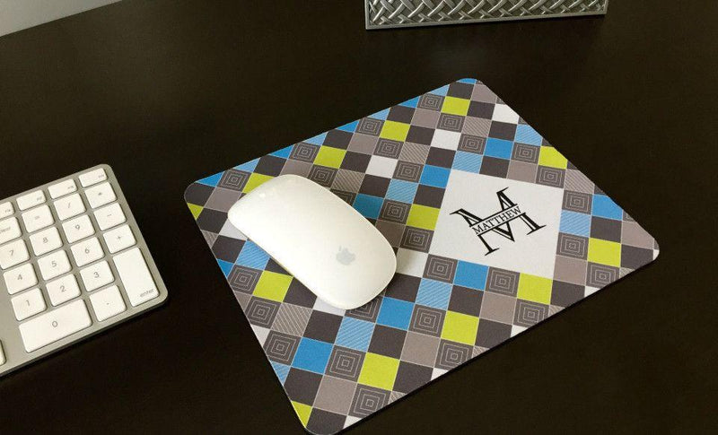 Corporate | Personalized Mouse Pads - Checkerboard Design