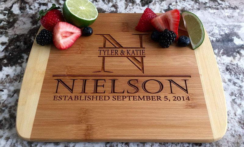 Corporate Gift Item - 8.5x11 Two Tone Cutting Board (Rounded Edge)