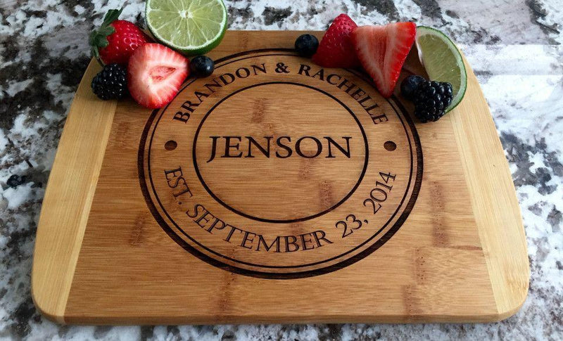 Corporate Gift Item - 8.5x11 Two Tone Cutting Board (Rounded Edge)