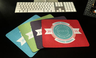 Personalized Mouse Pads - Scroll Design - Qualtry