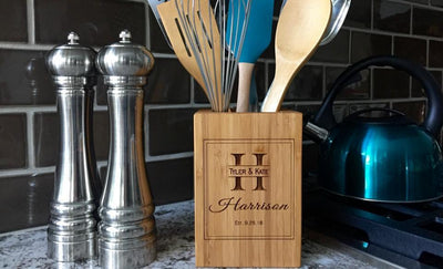 Intercap Lending - Personalized Bamboo Utensil Holder