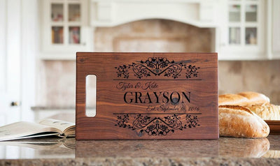 Preferred Rate - Personalized 11x17 Walnut Cutting Board