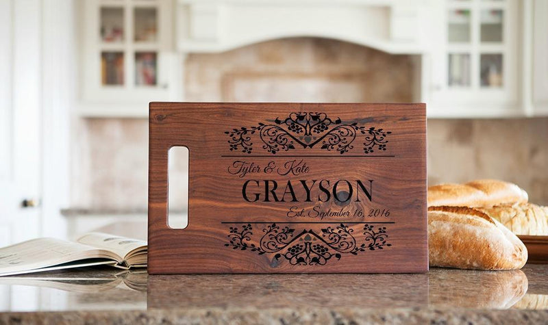Preferred Rate - Personalized 11x17 Walnut Cutting Board