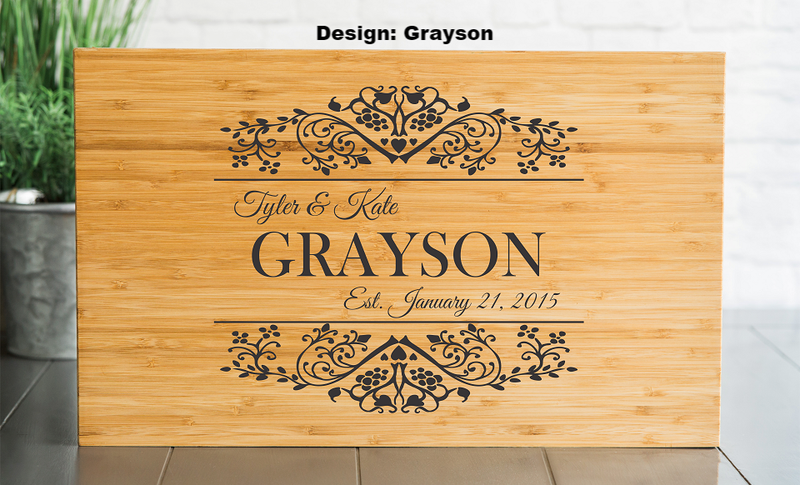 South Pacific - Personalized Beautiful 11x17 Bamboo Boards