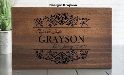 South Pacific - Personalized Beautiful 11x17 Mahogany Boards