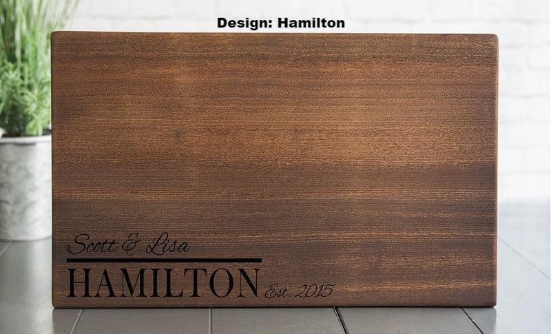 South Pacific - Personalized Beautiful 11x17 Mahogany Boards