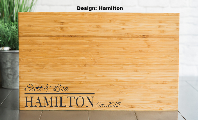 South Pacific - Personalized Beautiful 11x17 Bamboo Boards