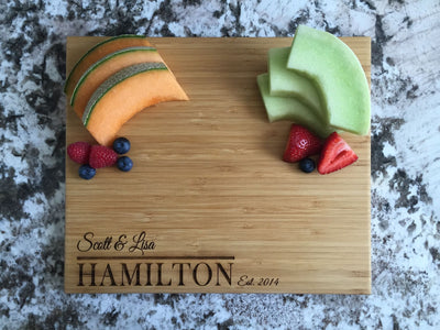 OneTrust - Personalized Cutting Board 11x13 Bamboo