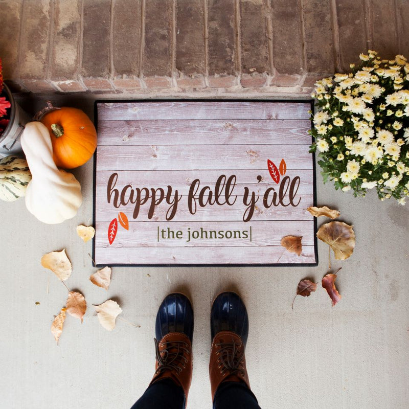 Personalized Fall Doormats