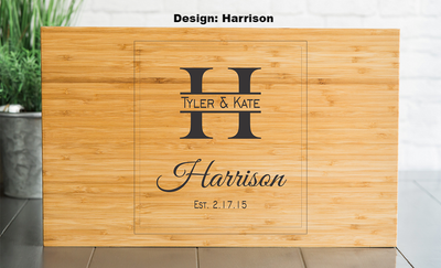 South Pacific - Personalized Beautiful 11x17 Bamboo Boards