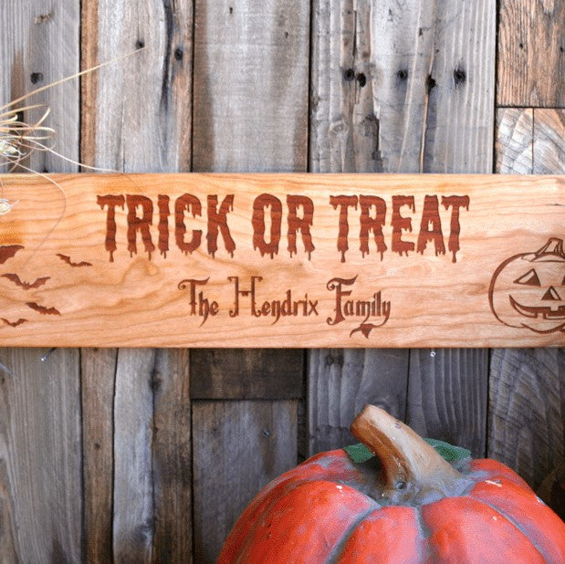Personalized Halloween House Signs