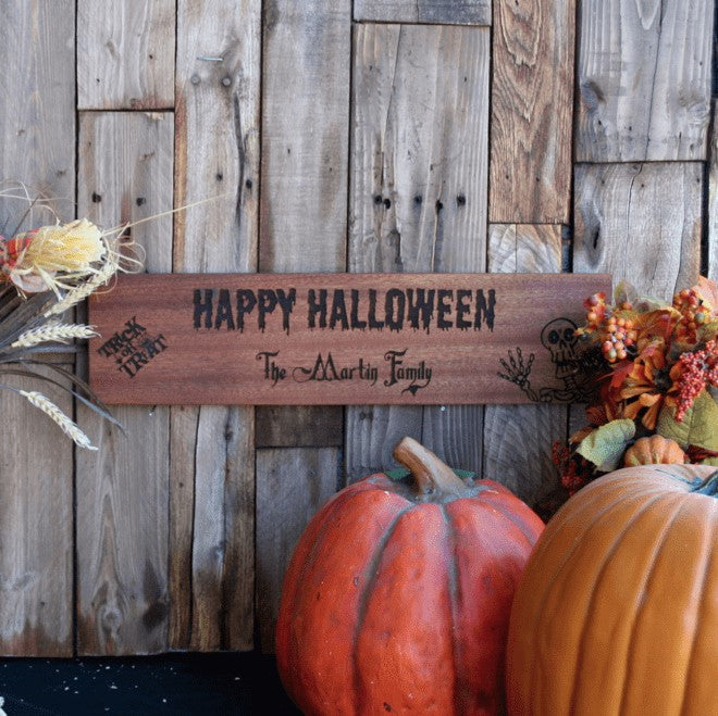 Personalized Halloween House Signs