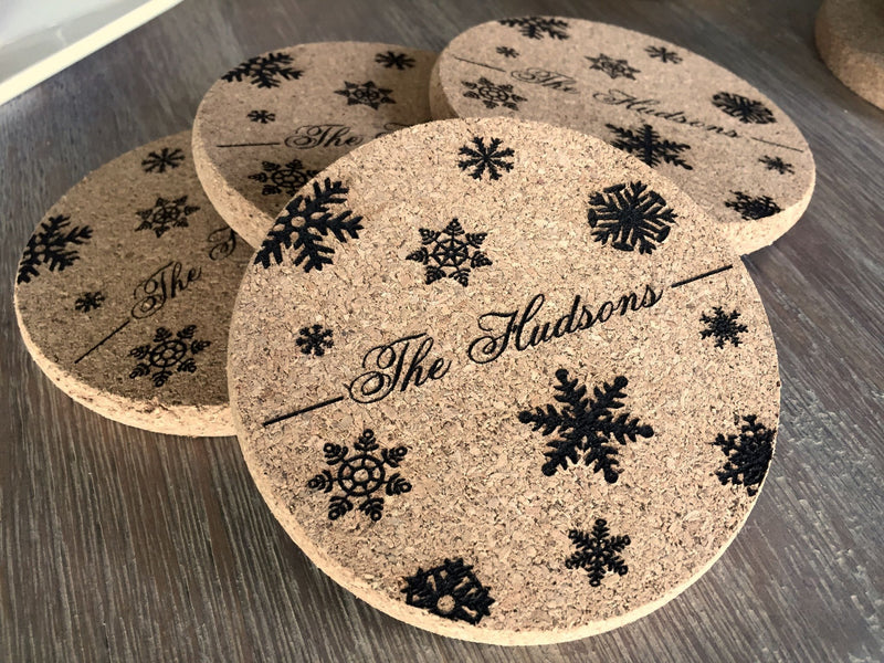American Pacific Mortgage - Thick Cork Coasters - Set of 4