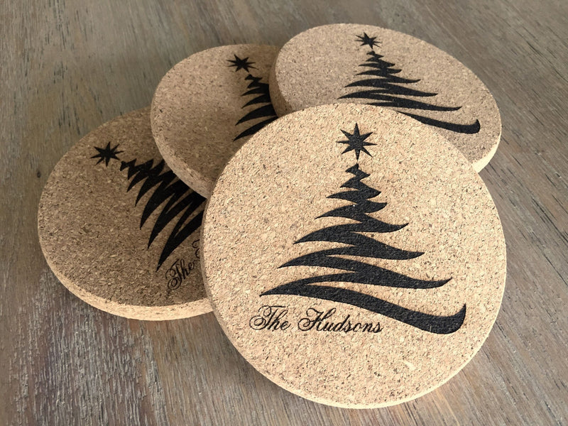 American Pacific Mortgage - Thick Cork Coasters - Set of 4