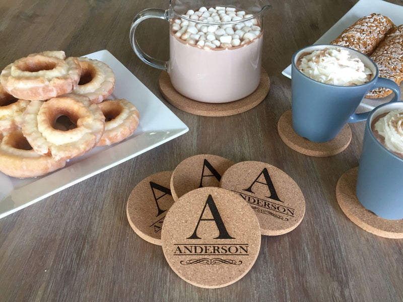 American Pacific Mortgage - Thick Cork Coasters - Set of 4