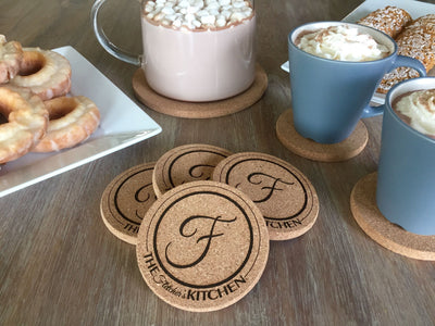 American Pacific Mortgage - Thick Cork Coasters - Set of 4
